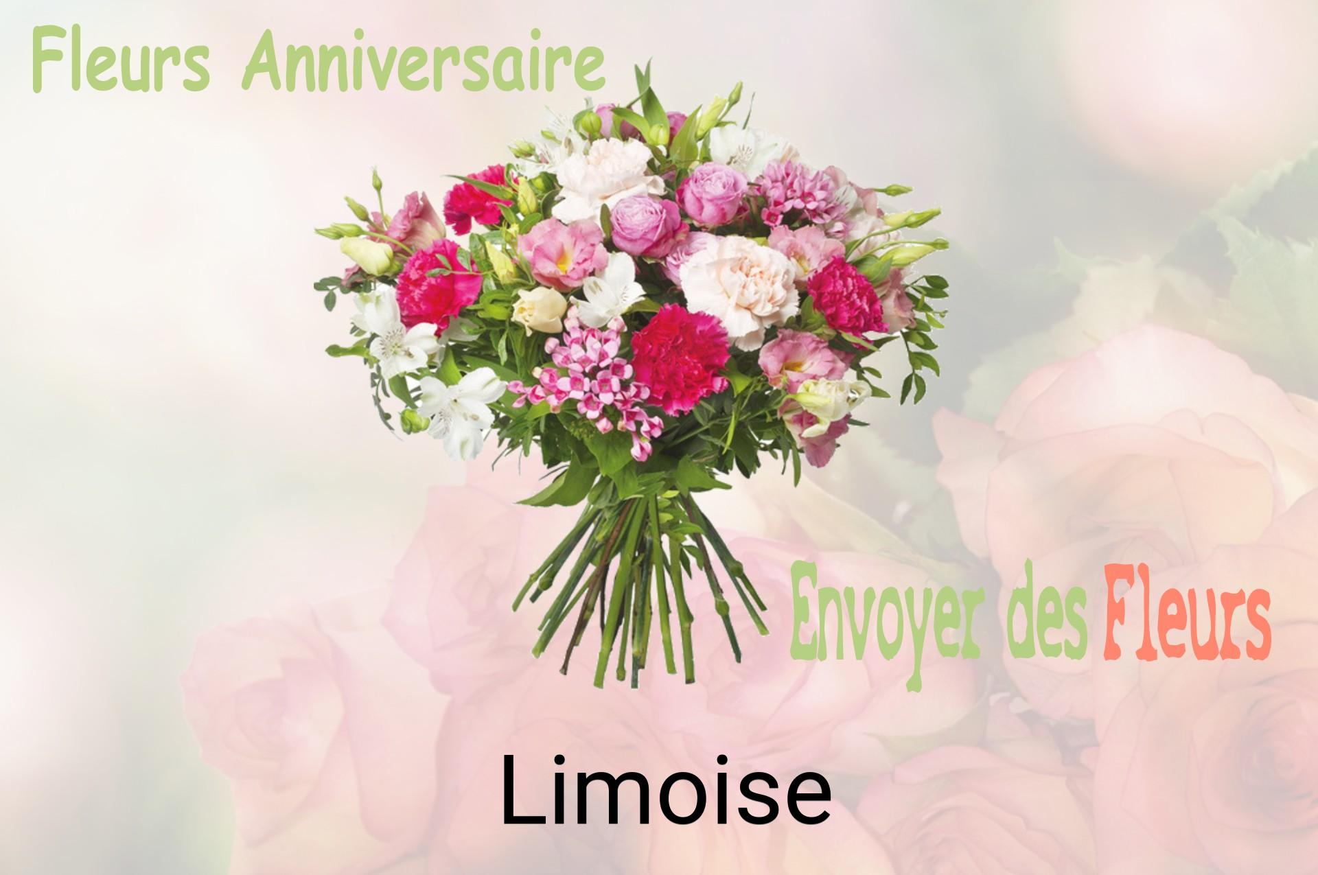 Bouquet de fleurs d’anniversaire livré à Limoise